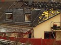 Dachstuhlbrand Koeln Bocklemuend Untere Dorfstr P132